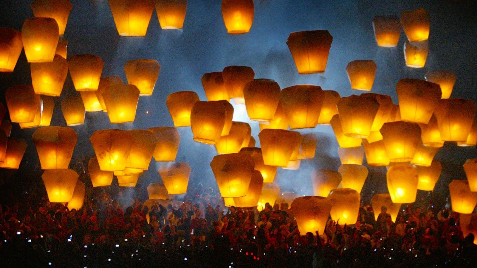 1600x900 Pingxi Sky Lantern Festival 2019 in Pingxi, Taiwan