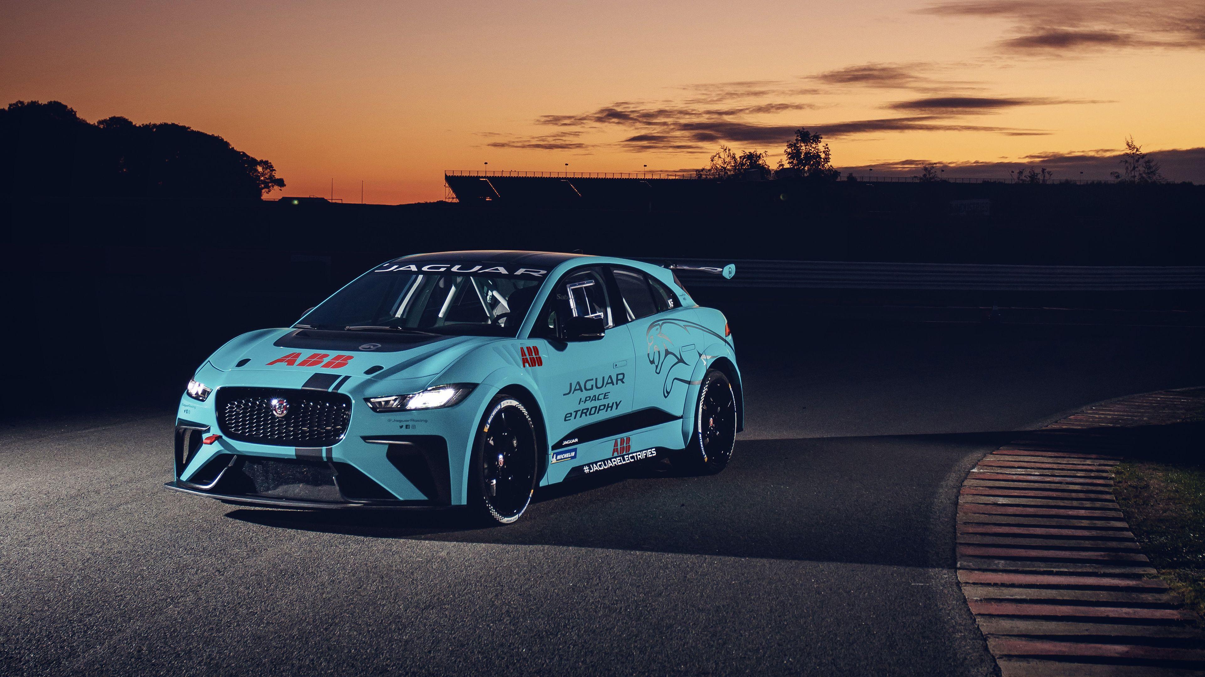 3840x2160 Jaguar VIP Car Jaguar I Pace ETrophy 4K Wallpaper. HD Car Wallpaper