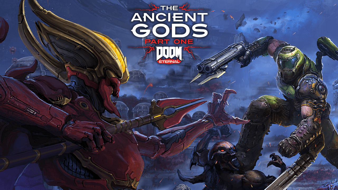 1280x720 DOOM Eternal The Ancient Gods Wallpaper