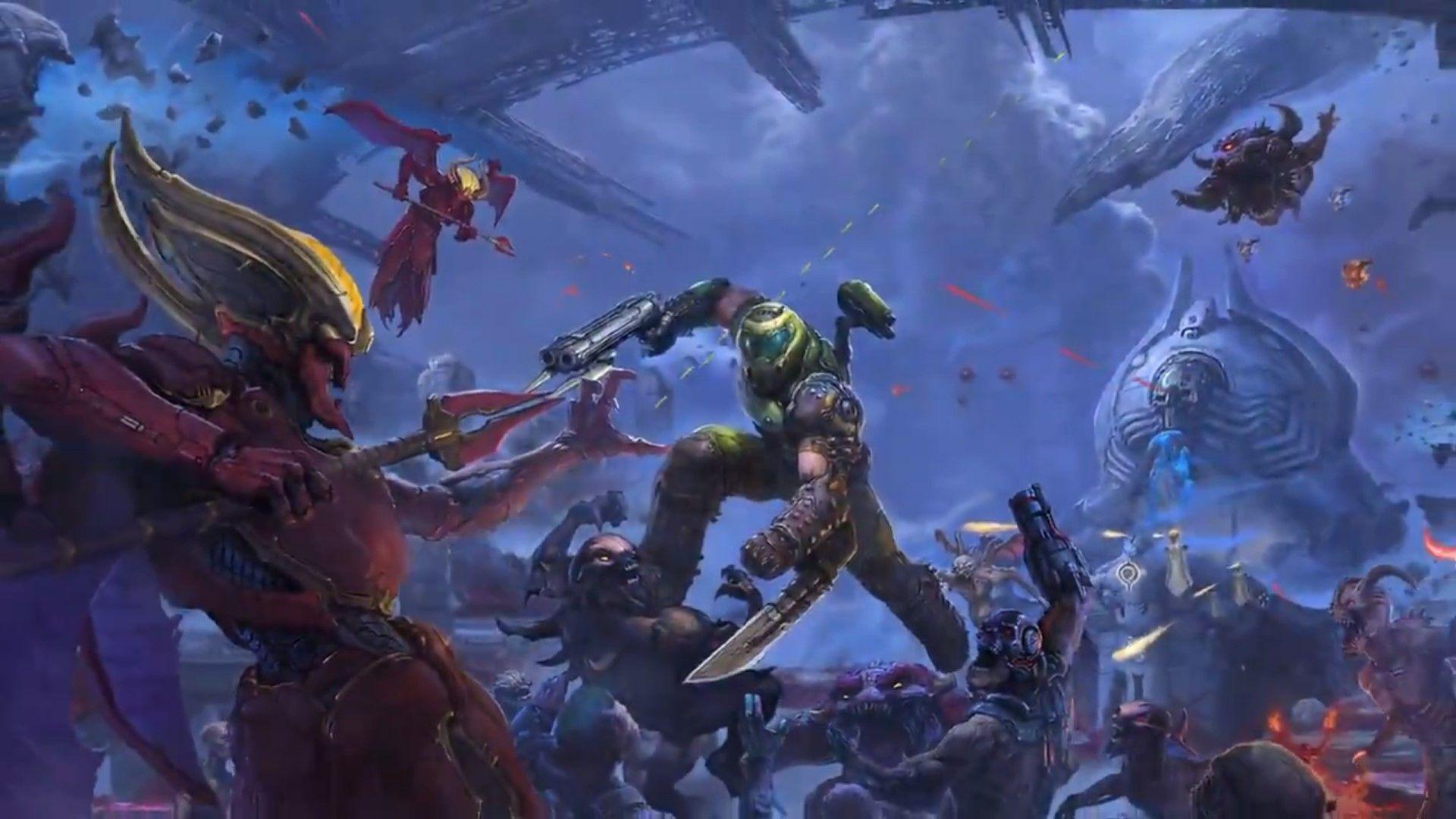1920x1080 DOOM Eternal The Ancient Gods Wallpaper