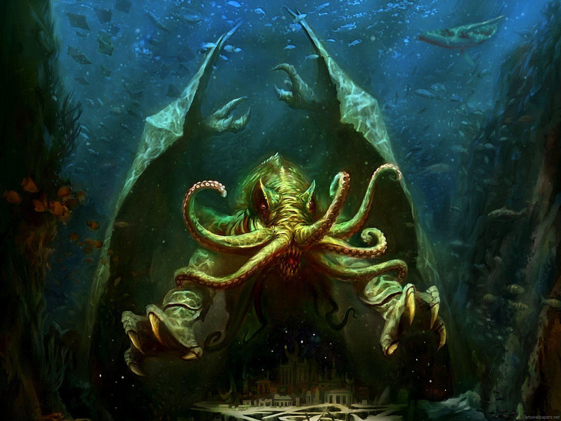 1920x1440 Cthulhu Computer Wallpaper, Desktop Backgroundx1440