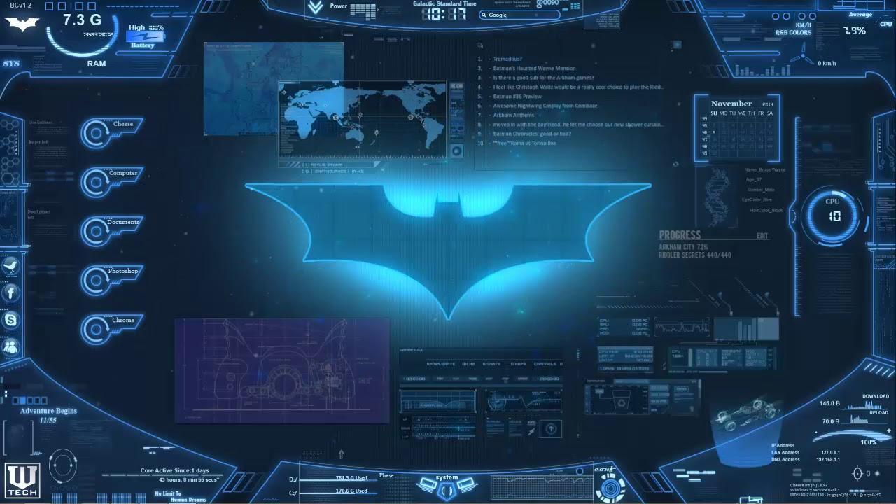 Batcomputer live wallpaper if anybody wants it  rbatman