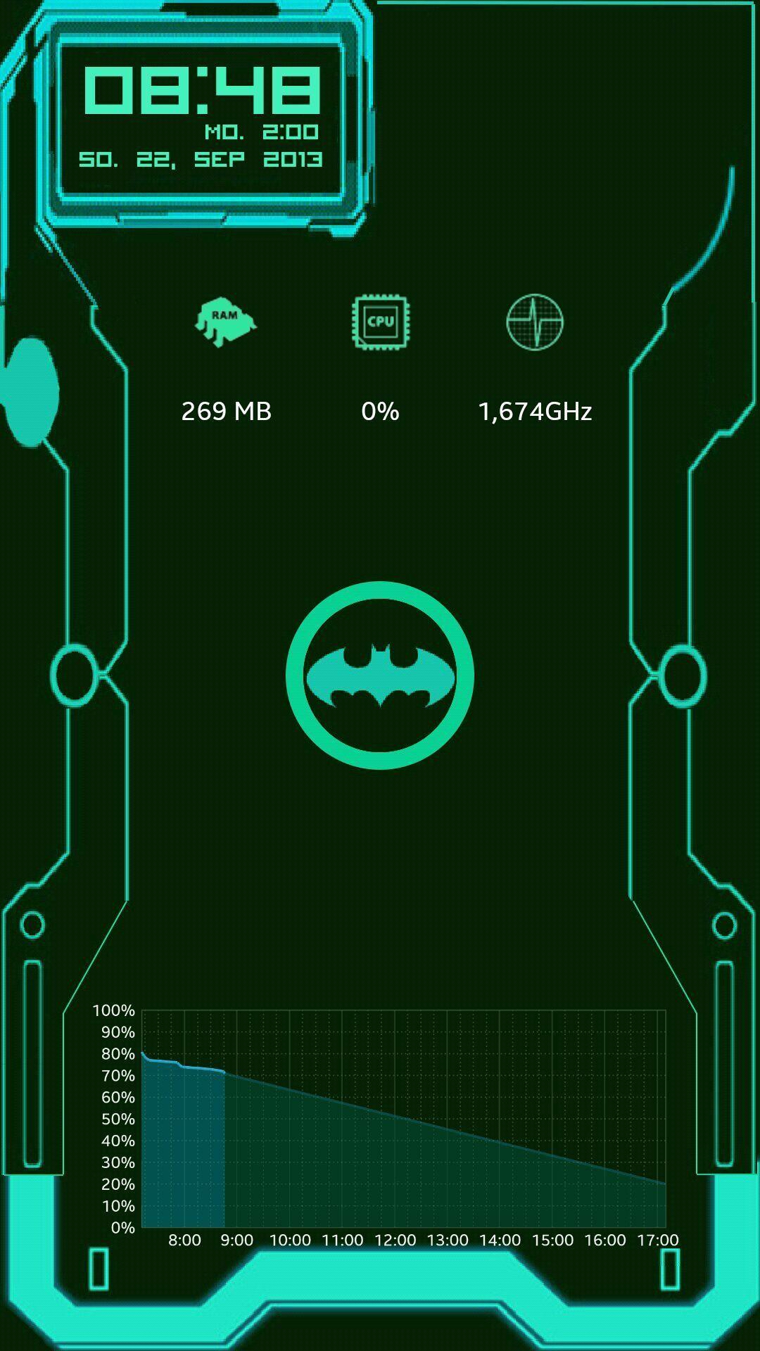BatComputer Lock Screen for iPhone 6S by KluverDesigns on DeviantArt   Batman wallpaper Batman phone Lockscreen
