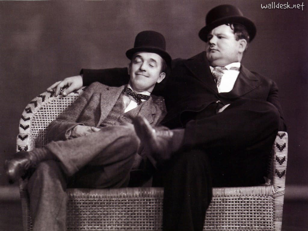 1024x768 Laurel And Hardy Wallpaper