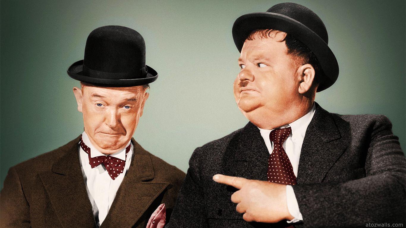 1366x768 Laurel And Hardy Wallpaper