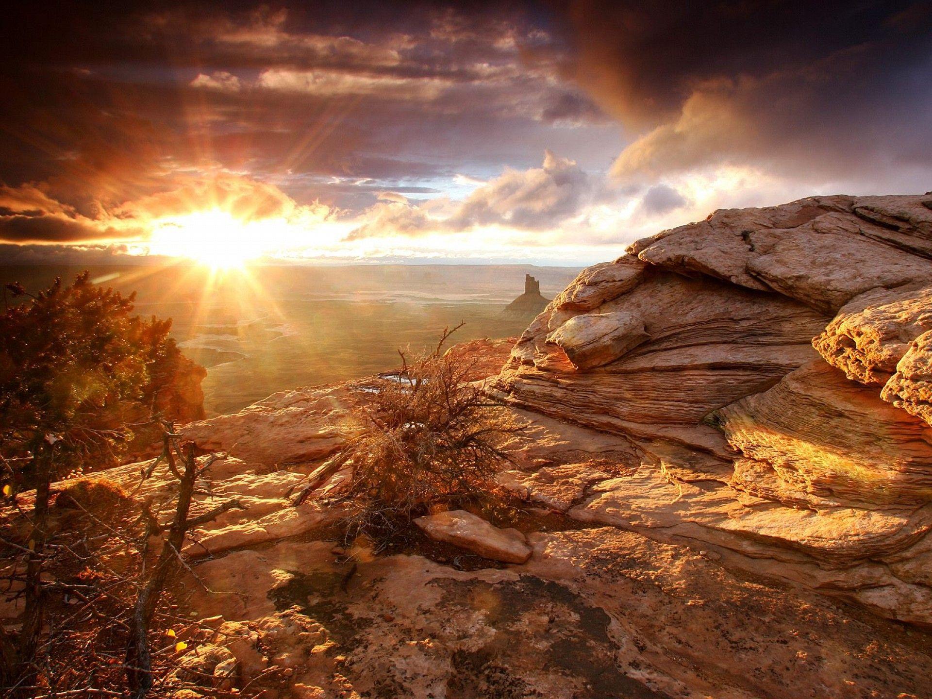 1920x1440 Desert Sunset Wallpaper Wallpaper Nature Free