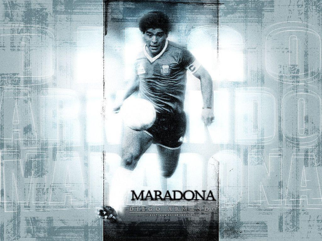 1024x768 Maradona Wallpaper