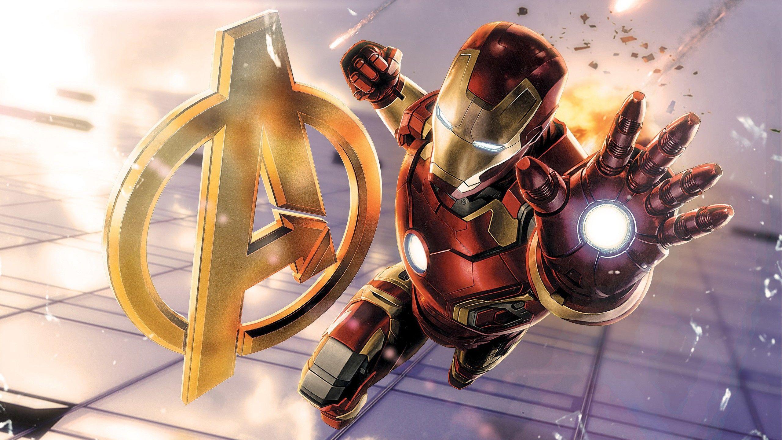 2560x1440 Iron Man Avengers 3D Wallpaper Download HD wallpaper