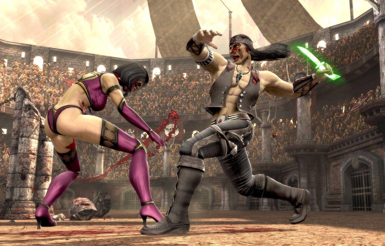 1332x850 Wallpaper Mortal Kombat, MK Mileena, Nightwolf image for desktop, section игры