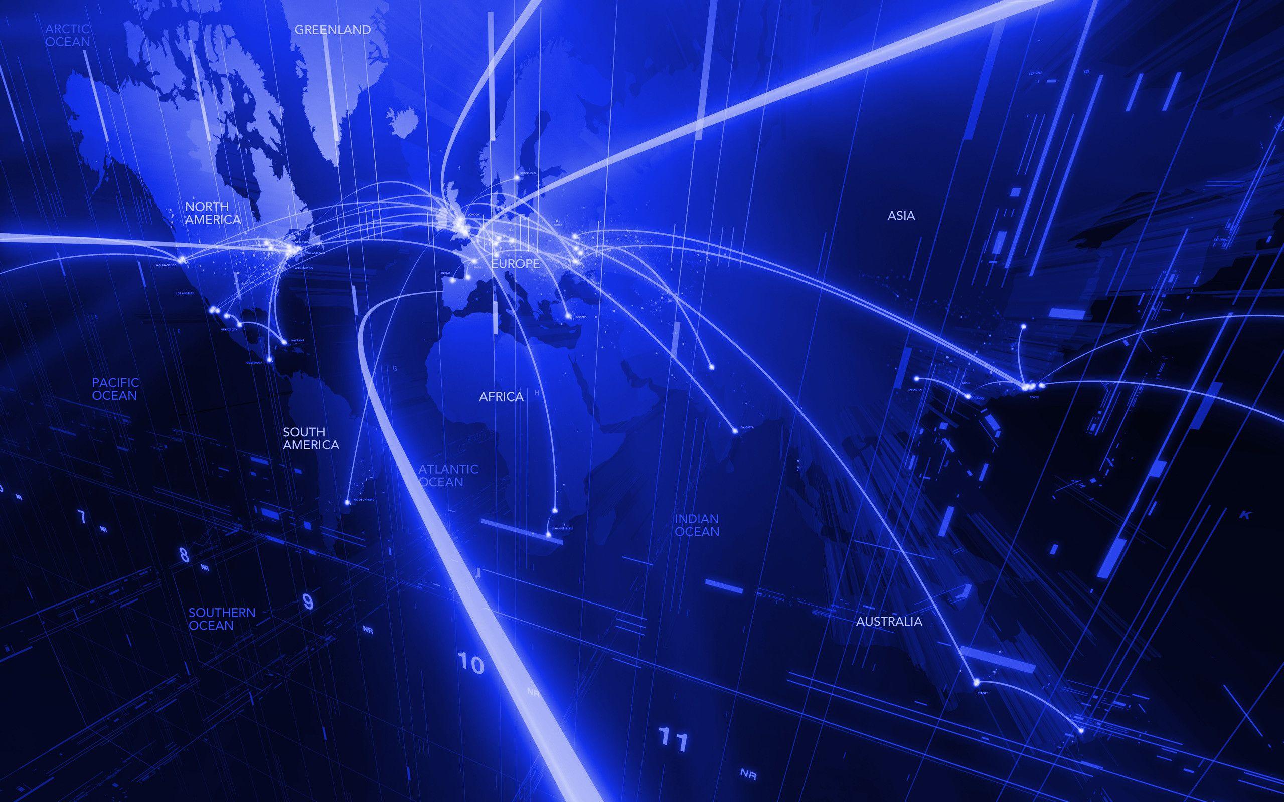 2560x1600 World Map Background