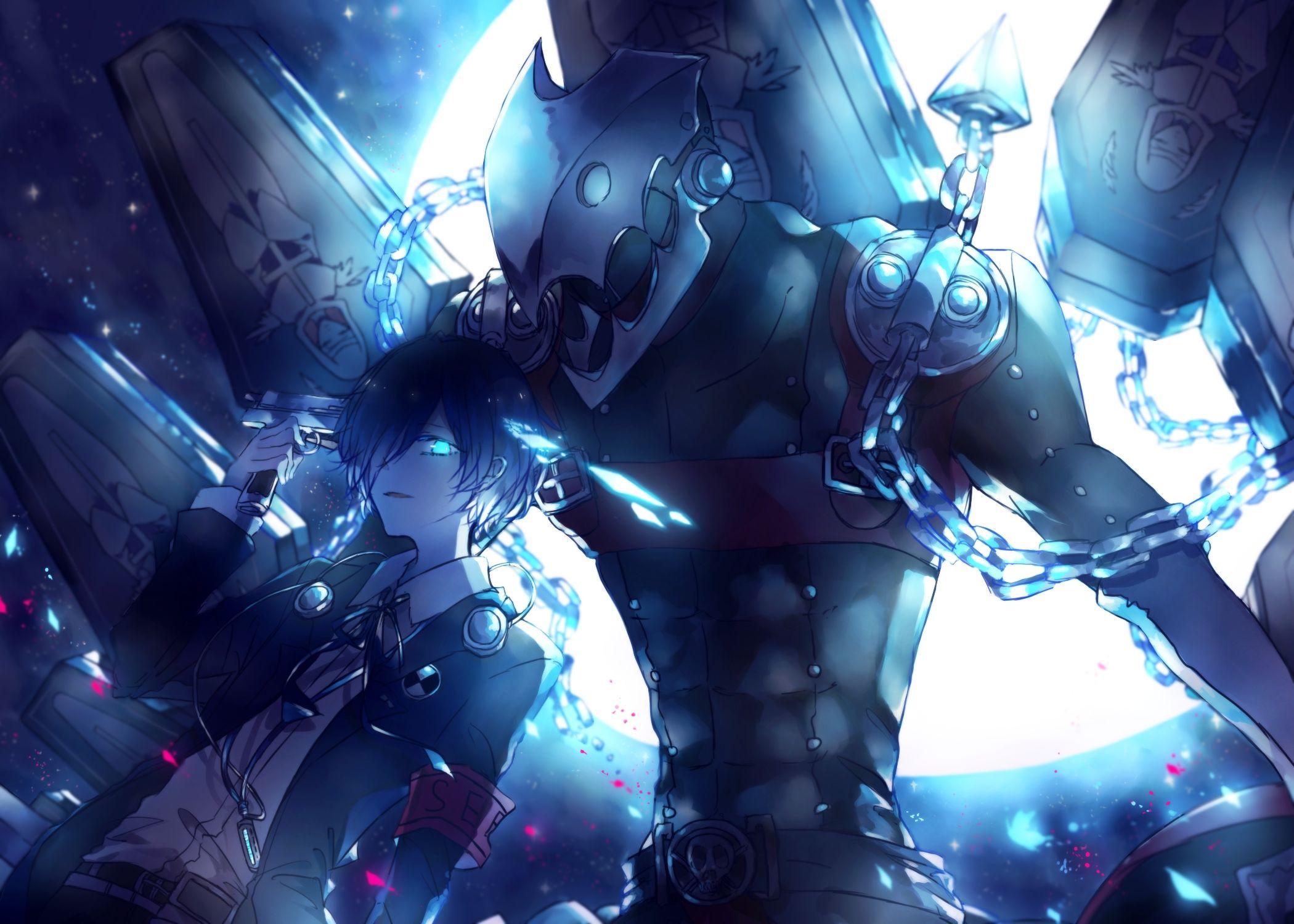 2100x1500 Persona 3 Thanatos Wallpaper