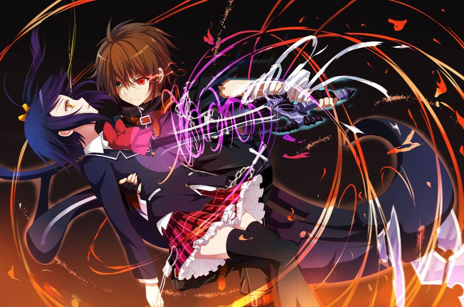 1500x992 Anime Love, Chunibyo & Other Delusions Yūta Togashi Dark Flame Master Rikka Takanashi Wallpaper. Chūnibyō demo koi ga shitai!, Koi, Anime