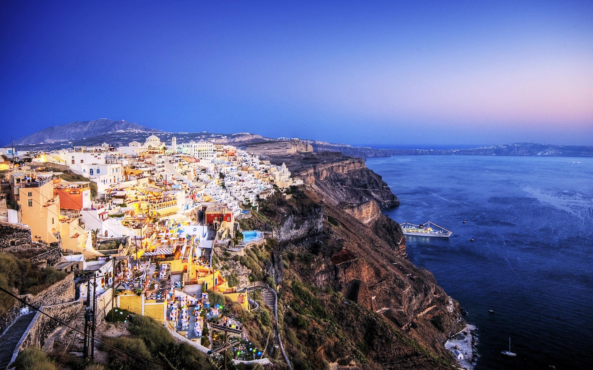 1920x1200 Santorini, Greece HD Wallpaper. HD Latest Wallpaper