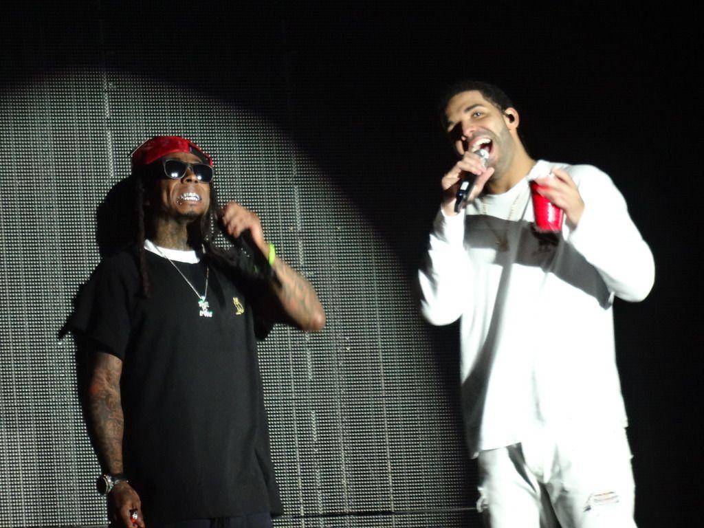 1024x768 Drake vs. Lil Wayne. Red Rocks. 09.10.14. I Listen