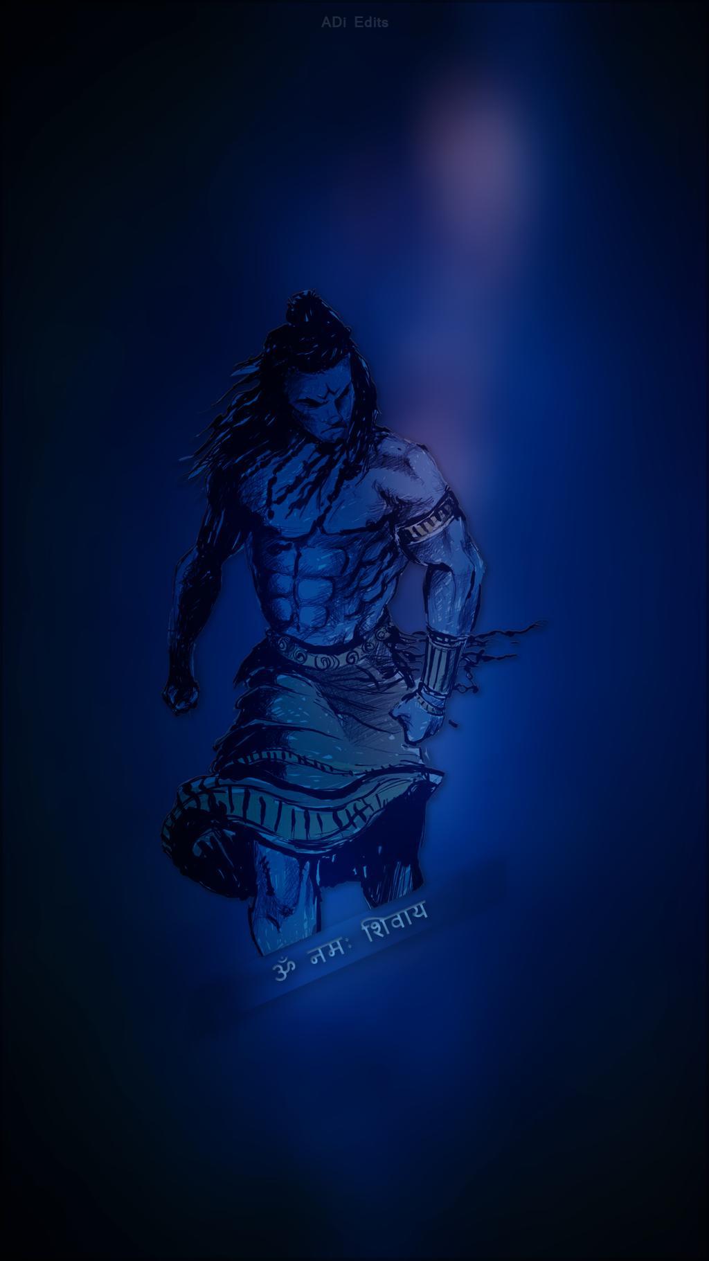 1024x1821 Chúa Shiva Hình nền bóng tối