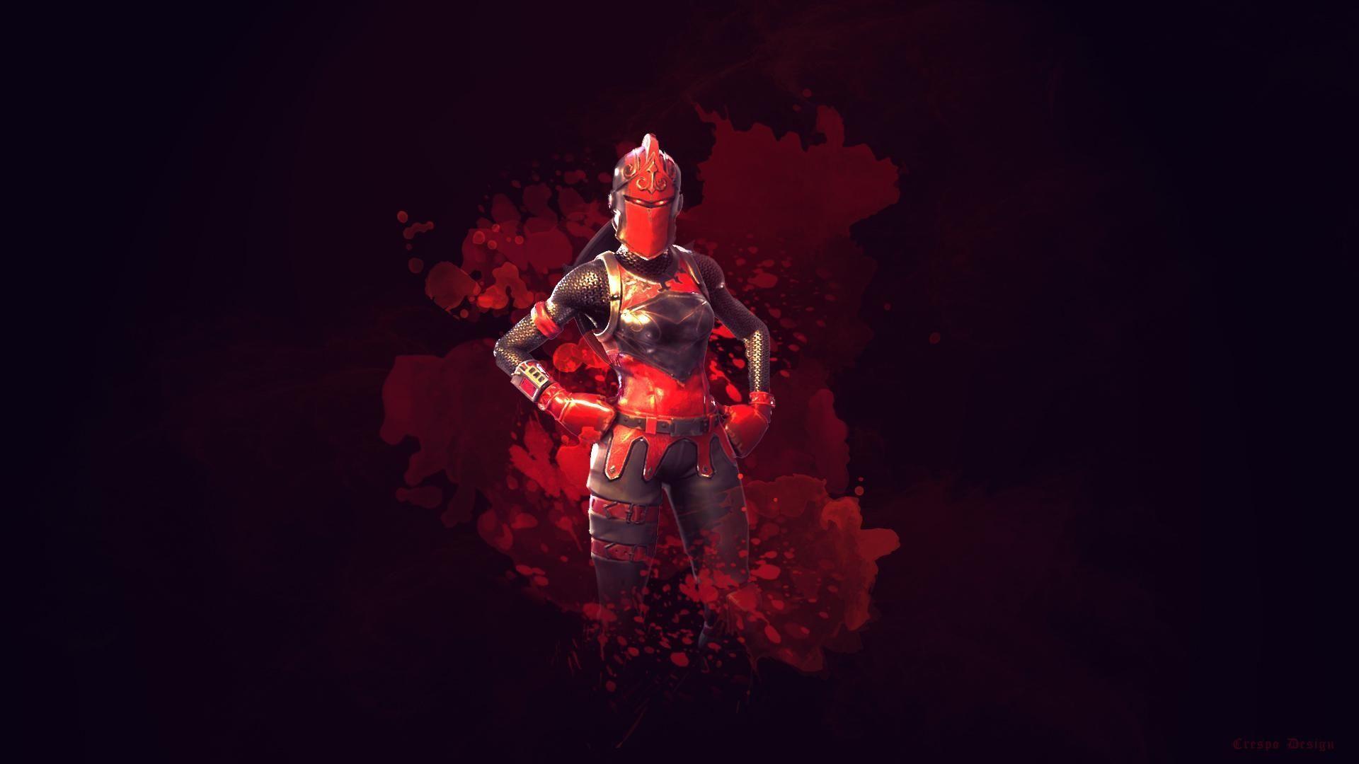 1920x1080 Red Fortnite Skins Wallpaper