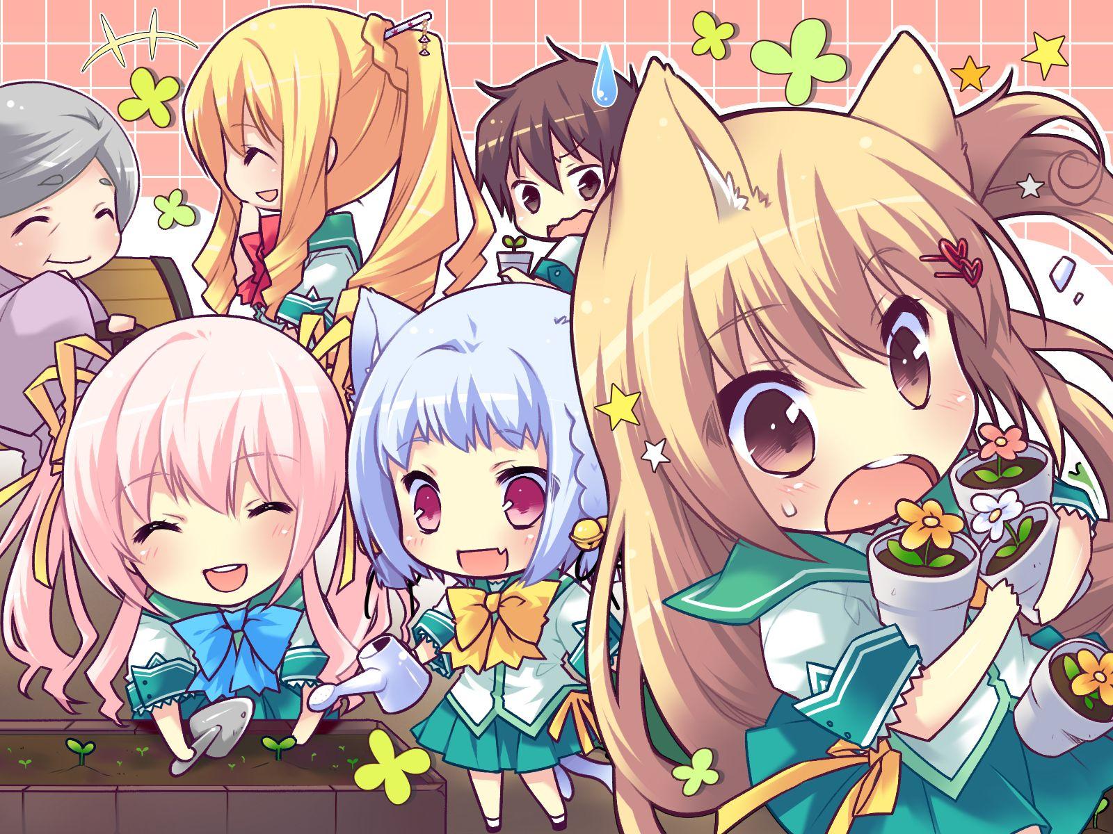 1600x1200 Kawaii Anime Cat Wallpaper 2020
