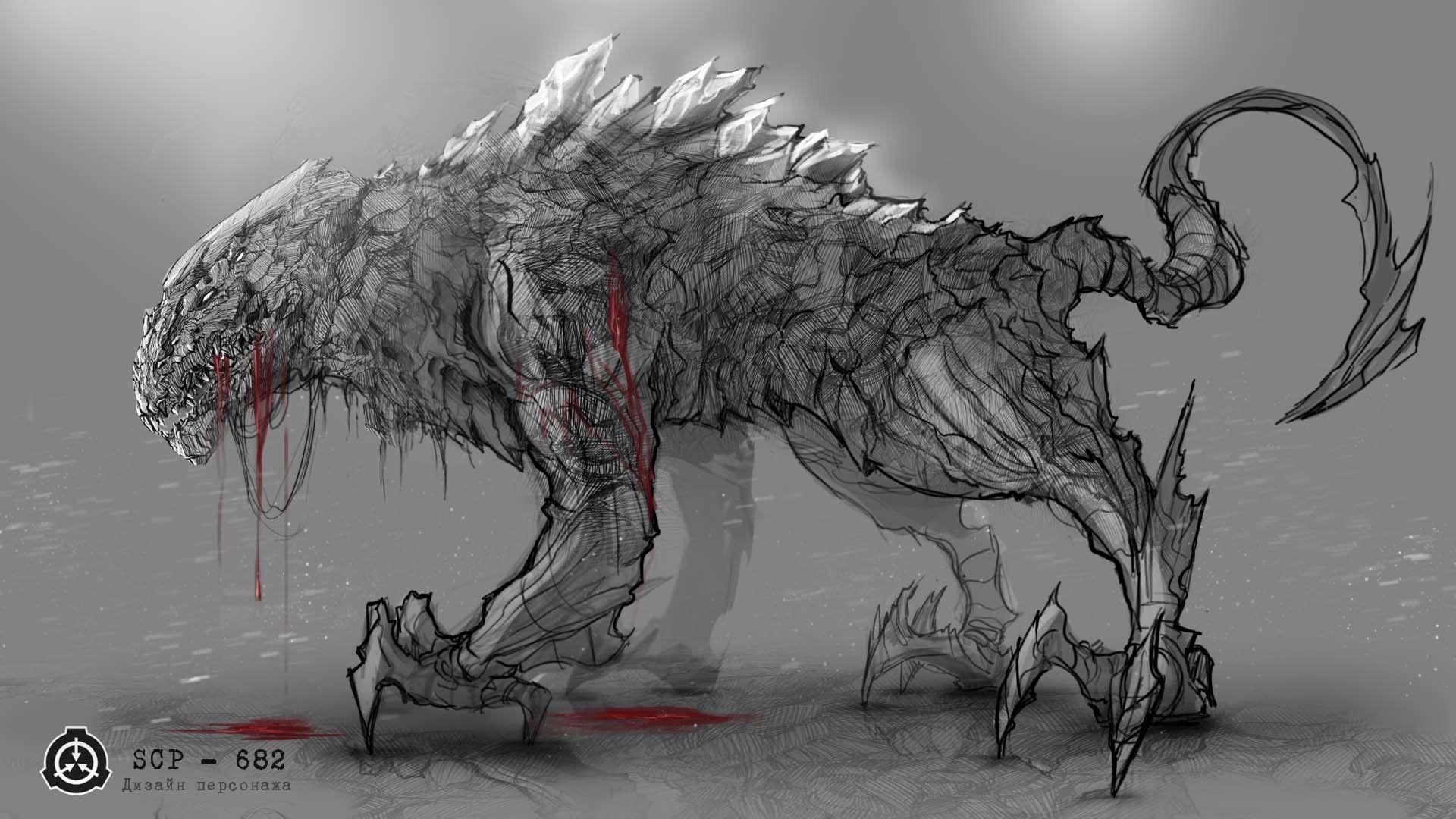 1920x1080 SCP 682 Wallpaper
