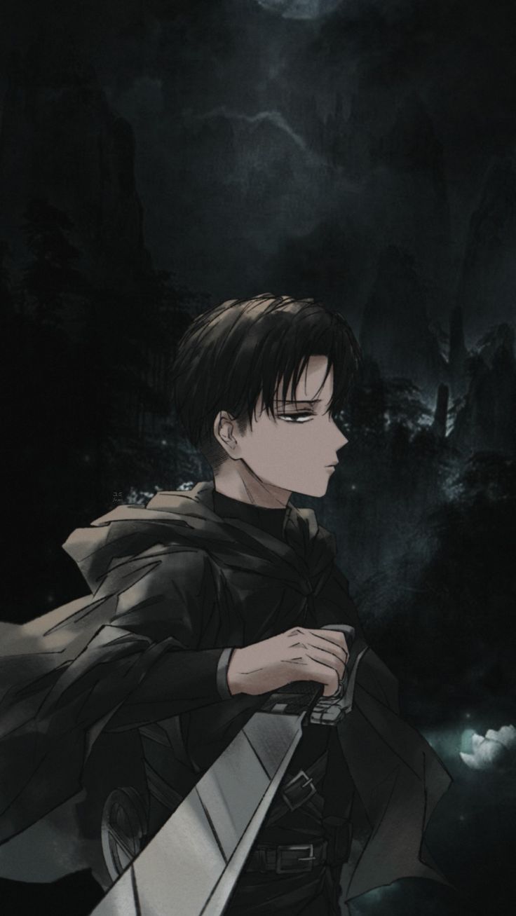 736x1307 Livaï wallpaper anime Aesthetic SNK (Shingeki no Kyojin) AoT (Attack on titan)