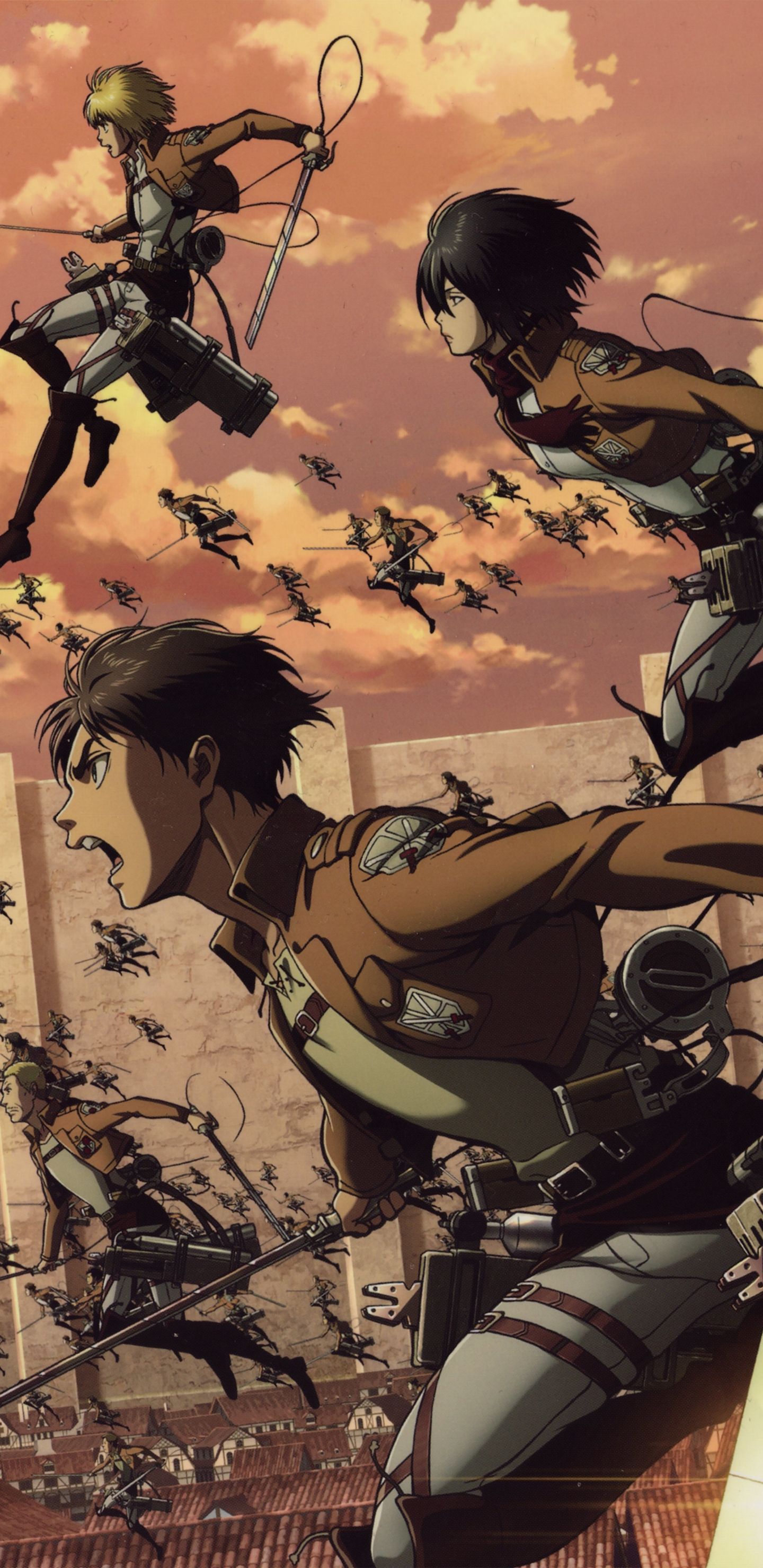 1440x2960 Attack On Titan 4k Phone Wallpaper