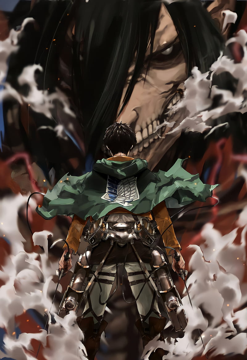 800x1167 Shingeki no kyojin, anime, attack on titan, eren, manga, HD phone wallpaper