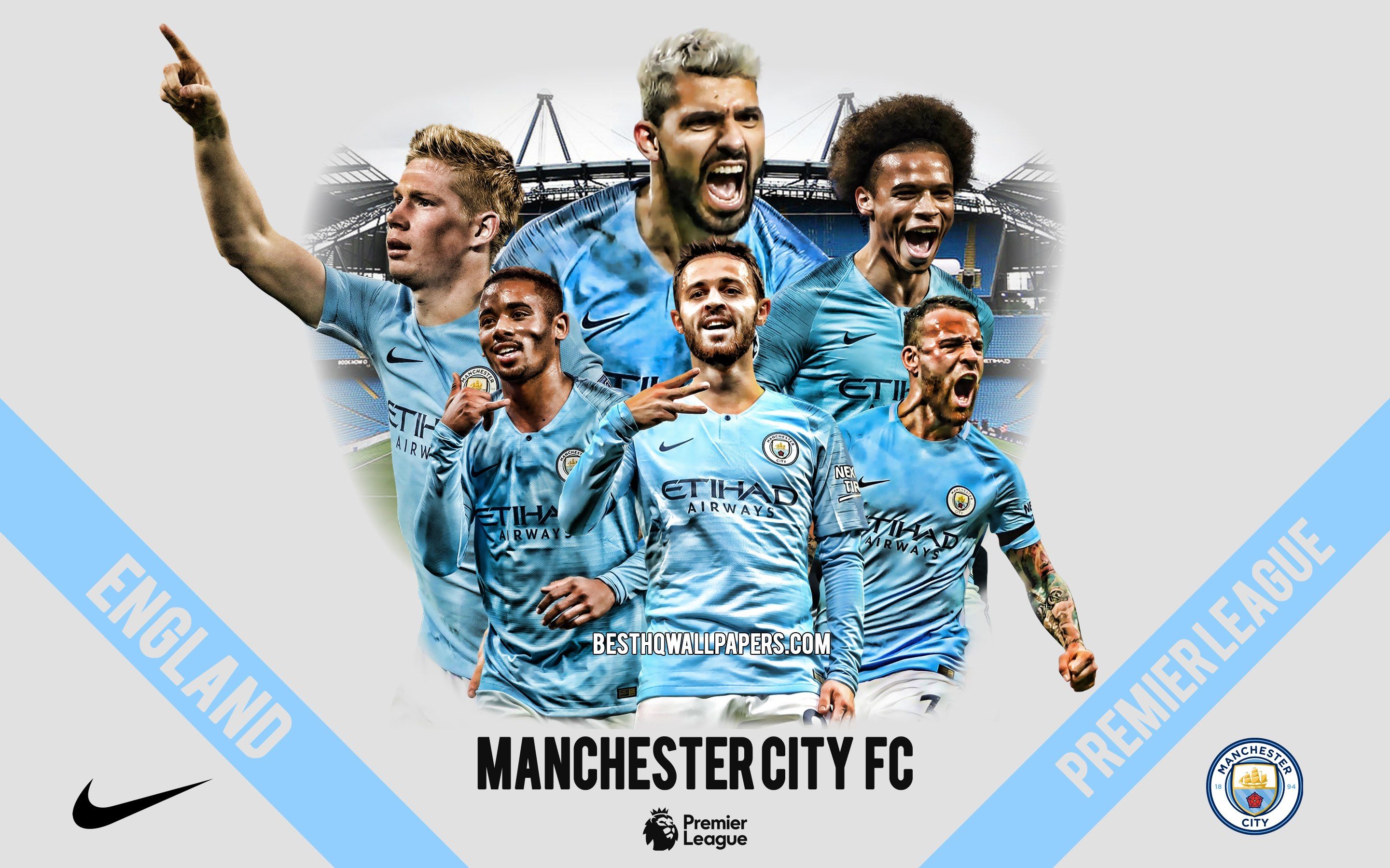 2880x1800 Manchester City Premier League Champions Widescreen Wallpaper 125107