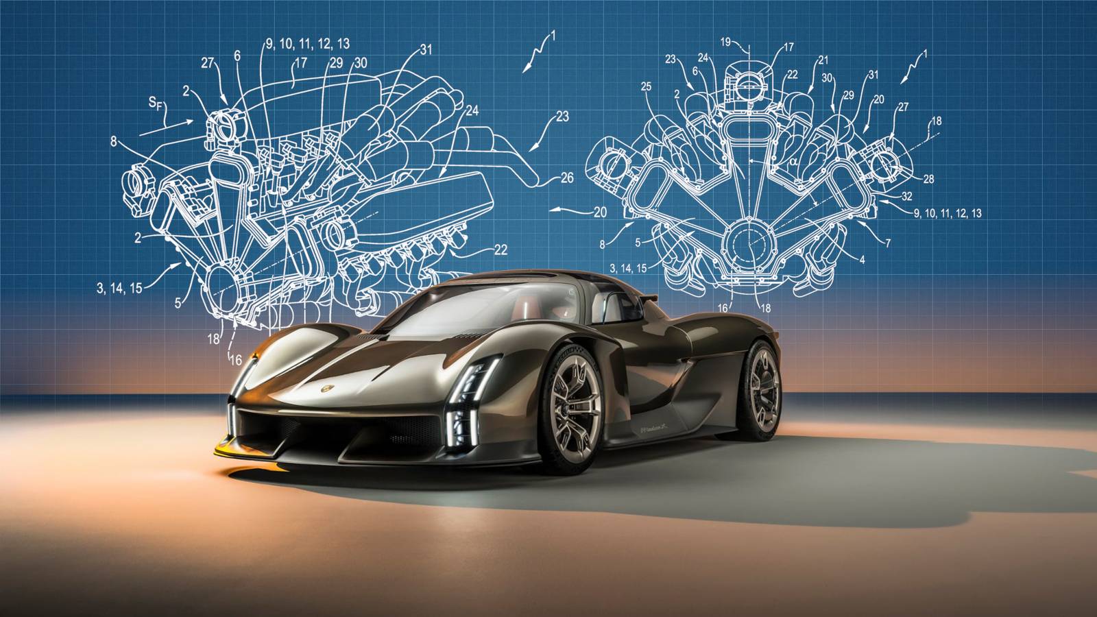 1600x900 Porsche Patents A W18 Engine That Actually Looks Like A “W”