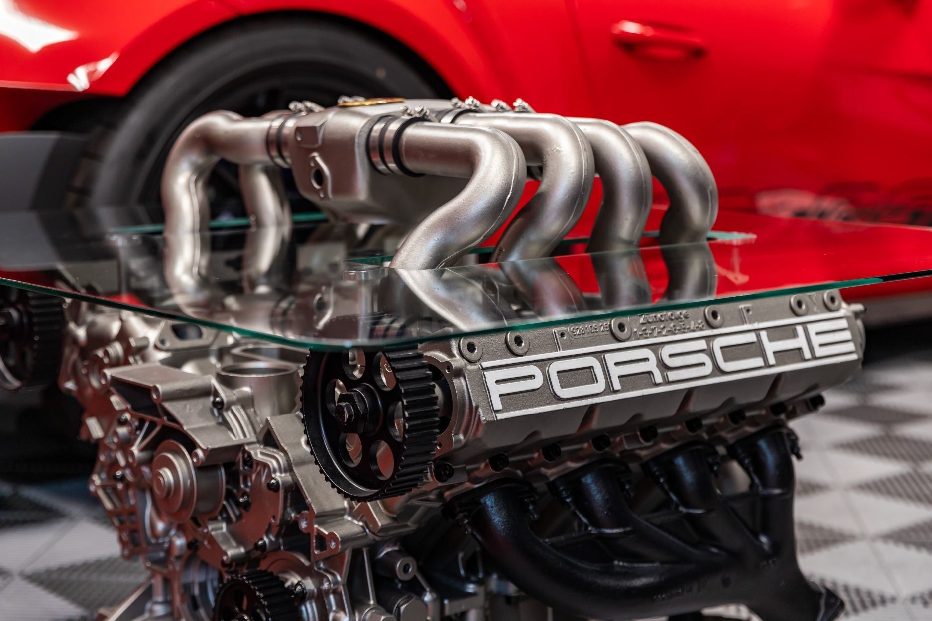 1872x1248 Porsche 928 Engine Coffee Table