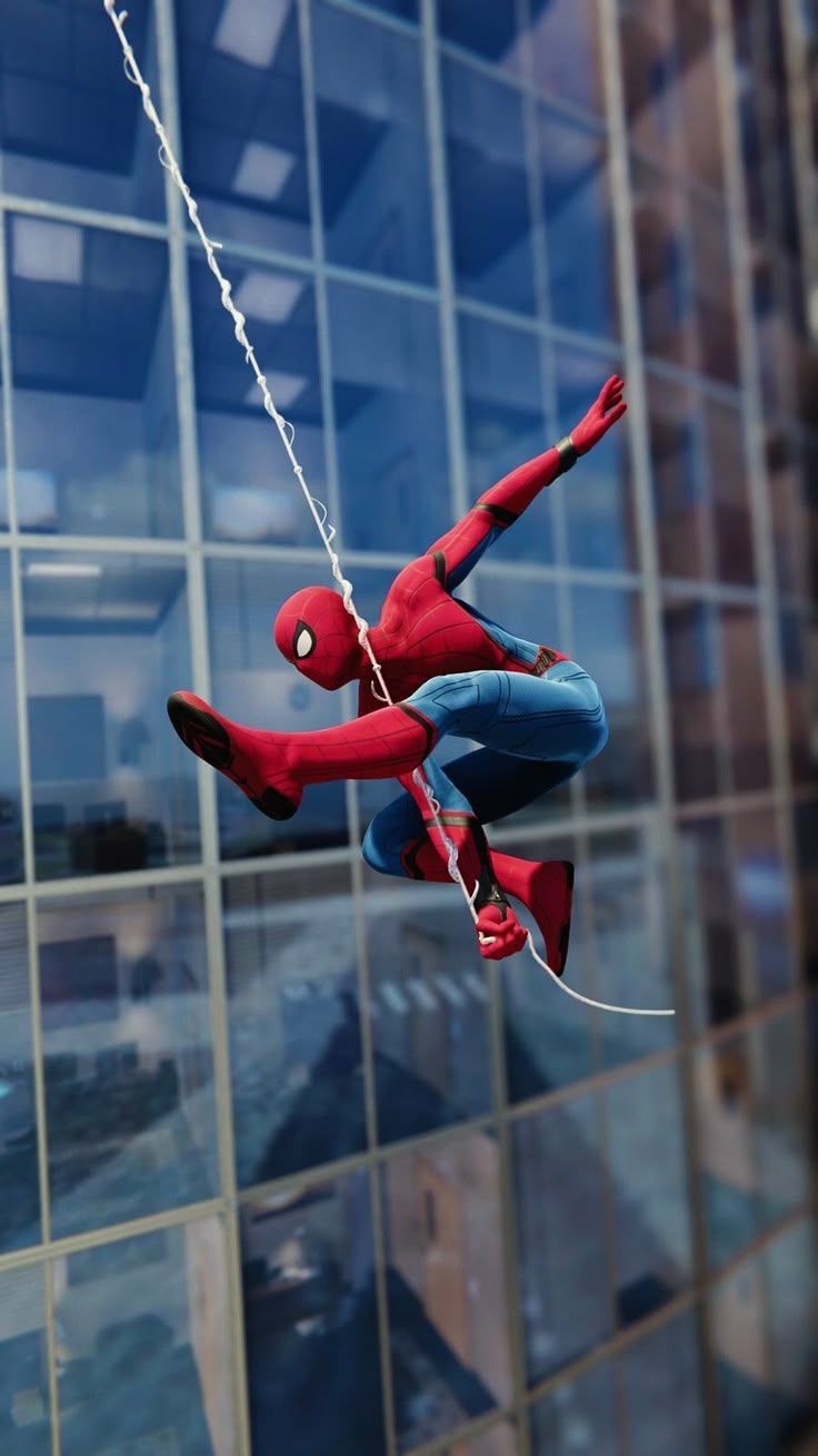 736x1308 spiderman #swinging