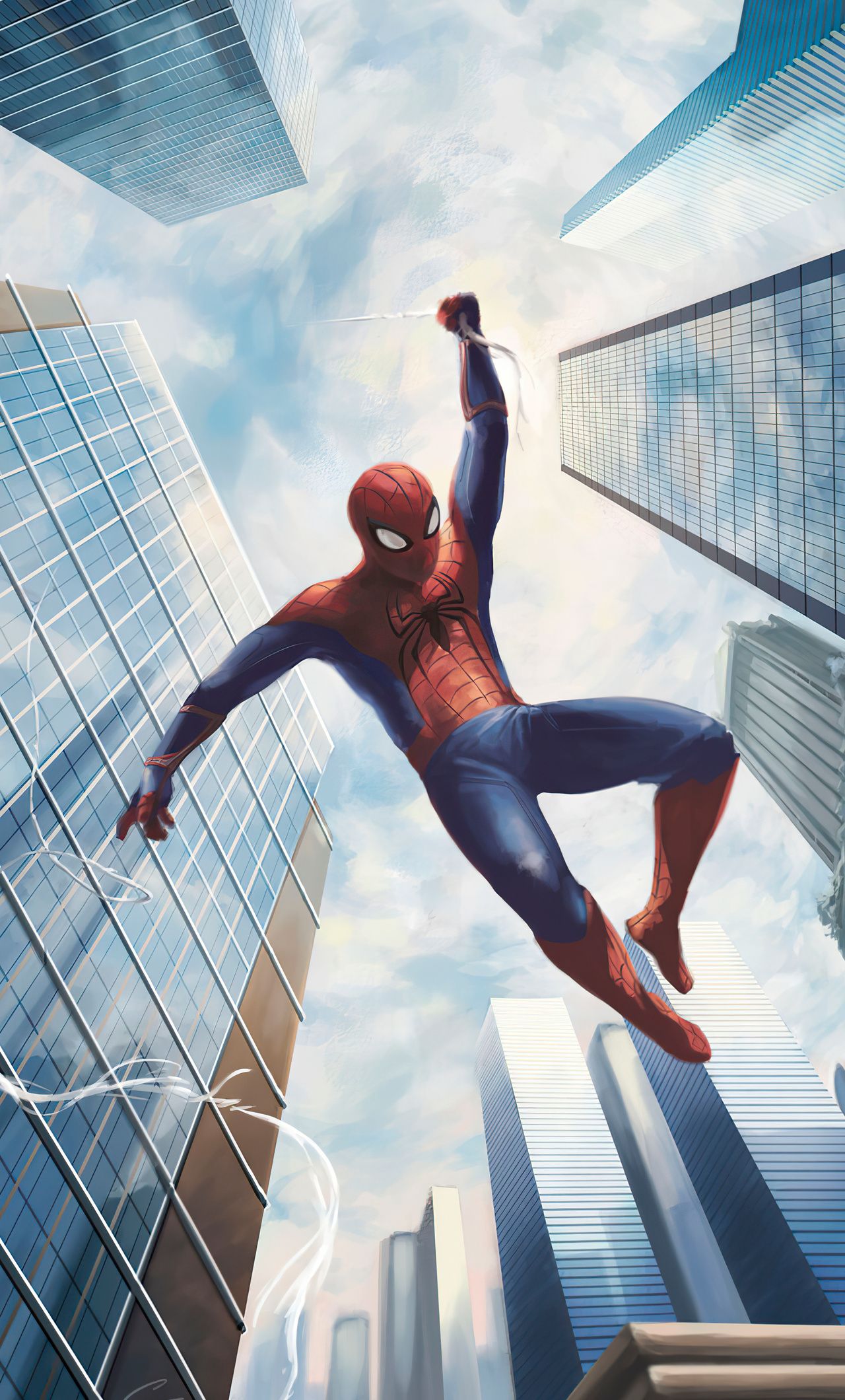 1280x2120 Spiderman Swinging 4k iPhone , HD 4k Wallpaper, Image, Background, Photos and Picture