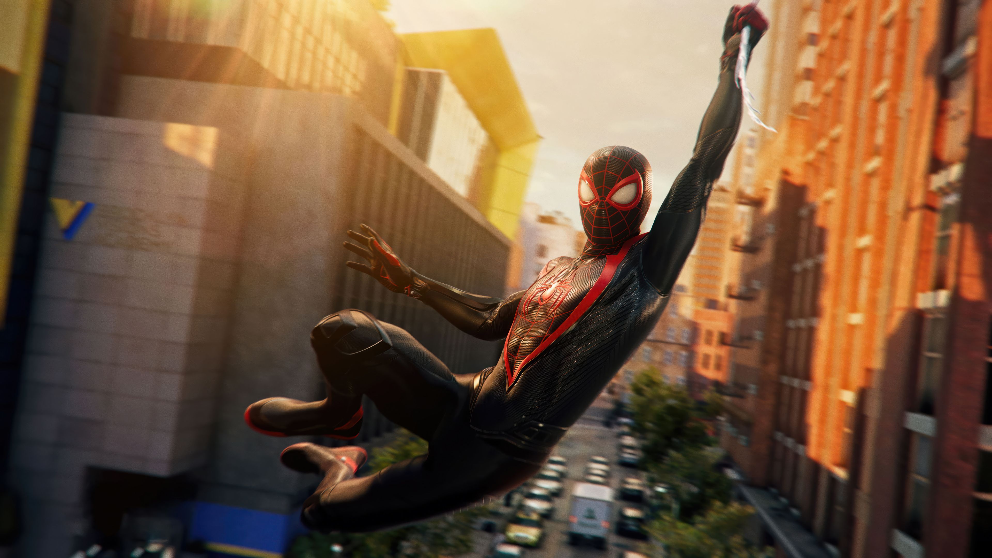 3840x2160 Marvel's Spider Man 2 Swing Action HD Wallpaperx2160