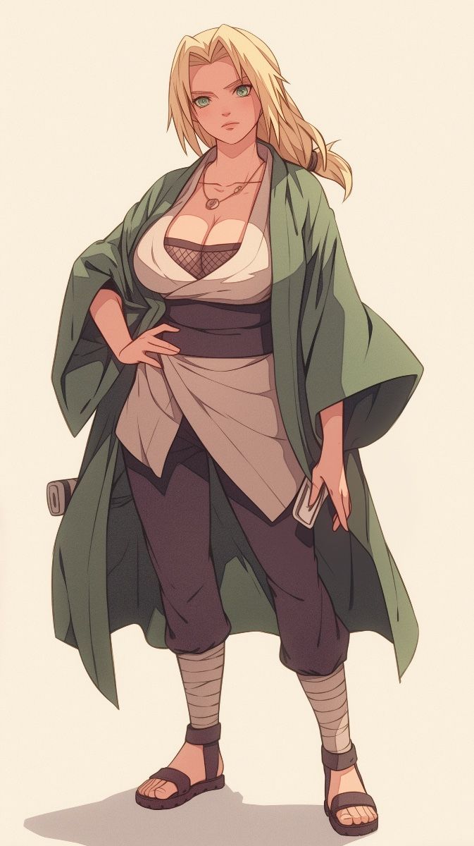 673x1200 Tsunade from Naruto
