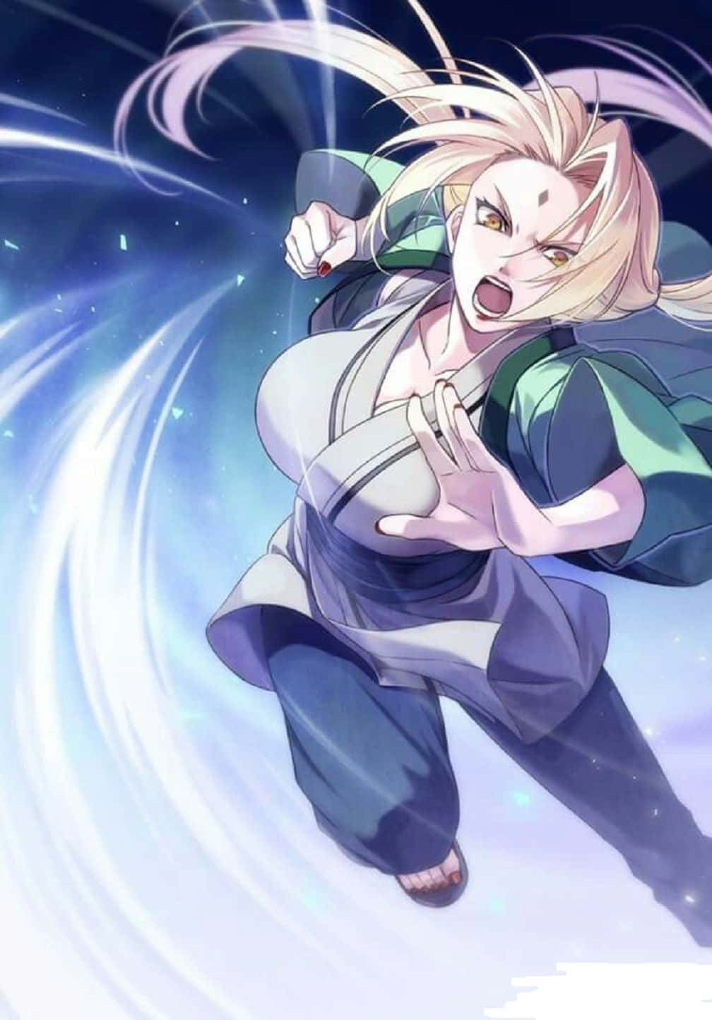 1008x1444 Tsunade Mobile Wallpaper