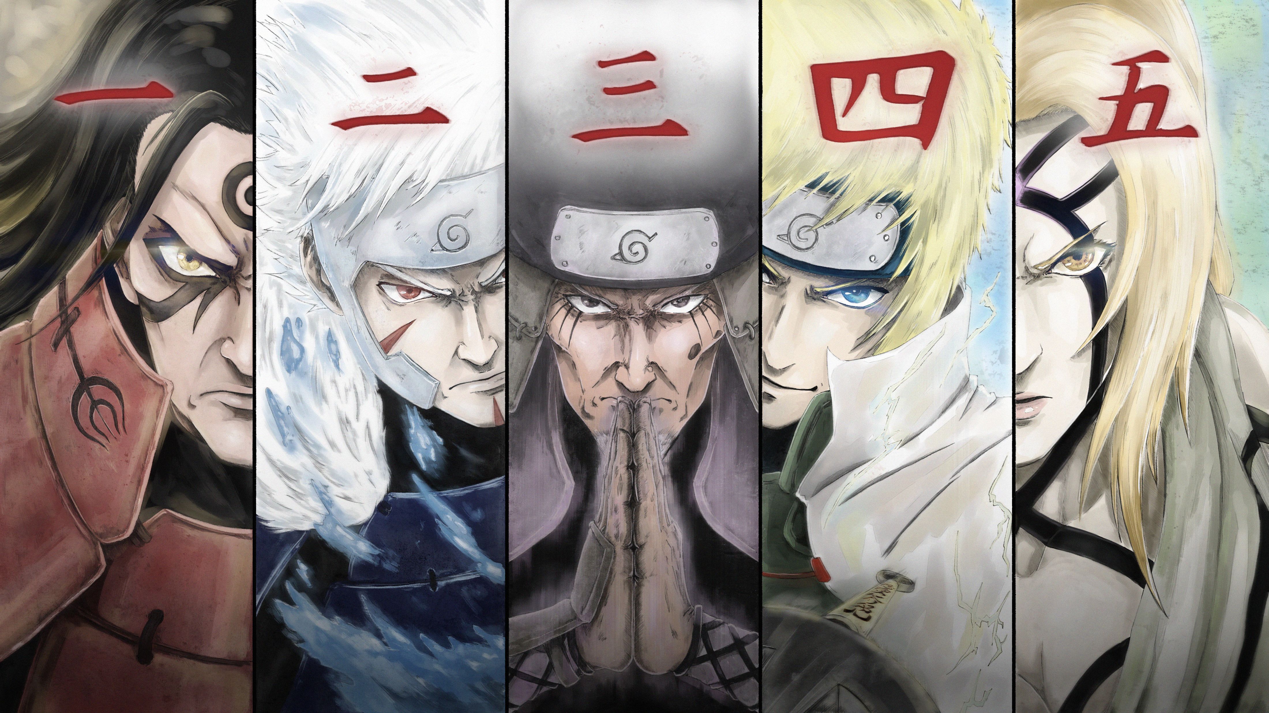 4400x2475 4K Ultra HD Naruto: Tsunade & Jiraiya Encounter in Anime Style