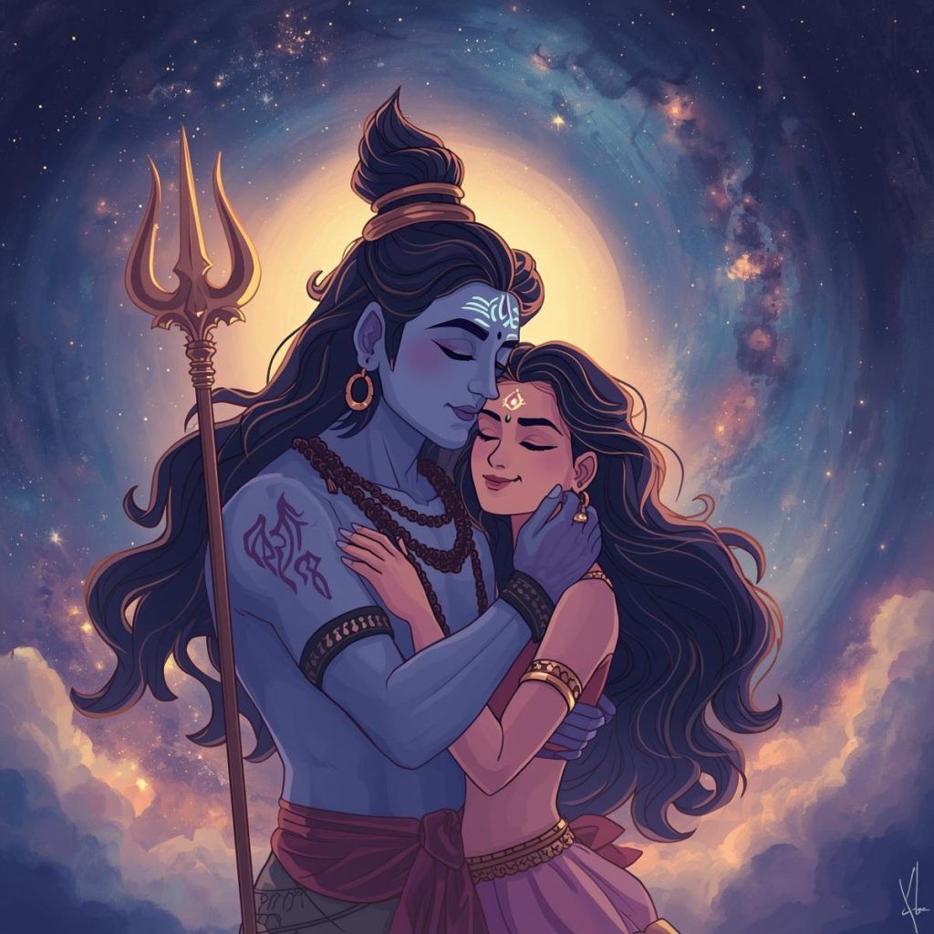 1024x1024 Shiv Parvati: Explore Stunning Image, Cartoons, Love Stories, and Divine Sculptures of the Cosmic Couple