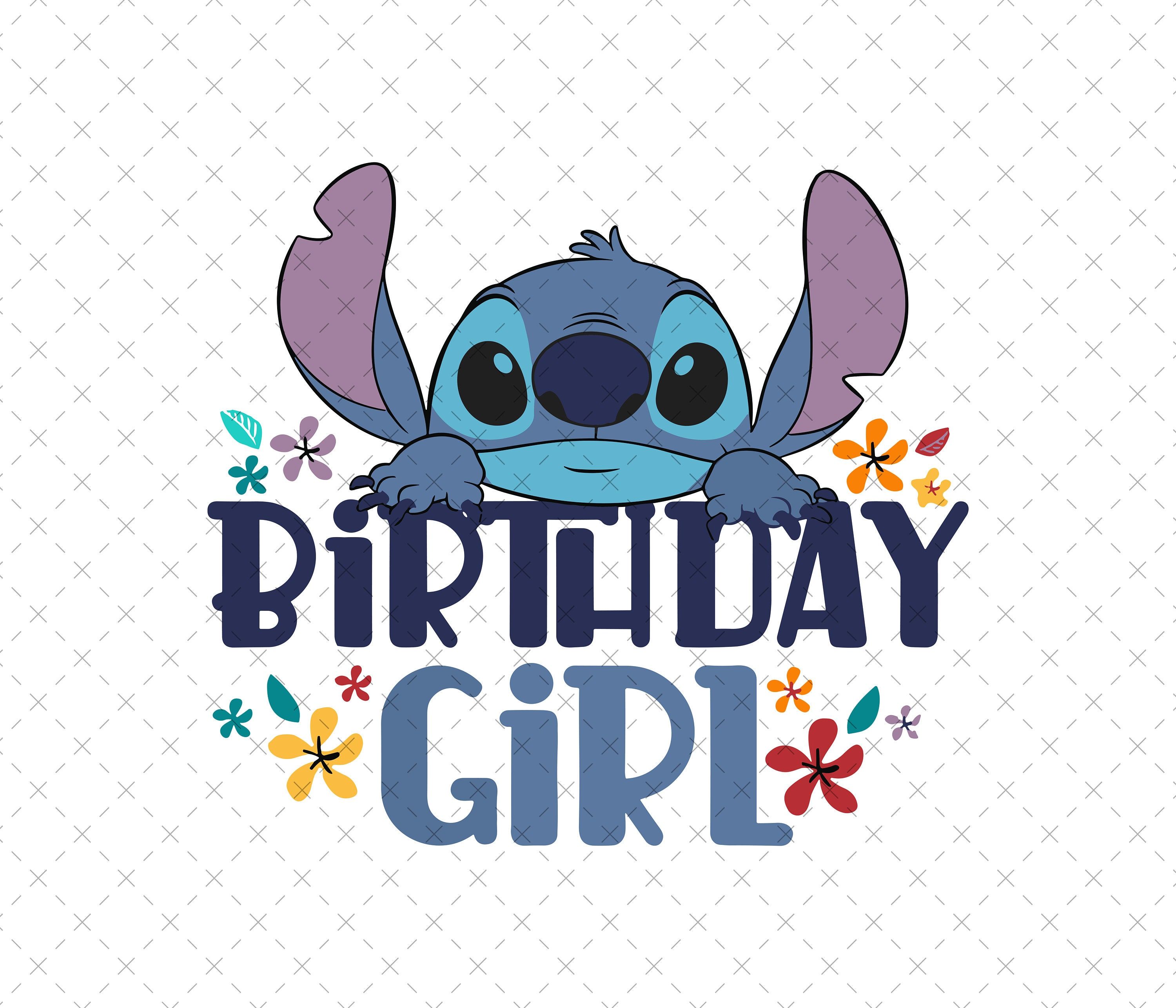 3000x2571 Stitch Birthday SVG PNG, Kids Birthday Celebration (digital File)