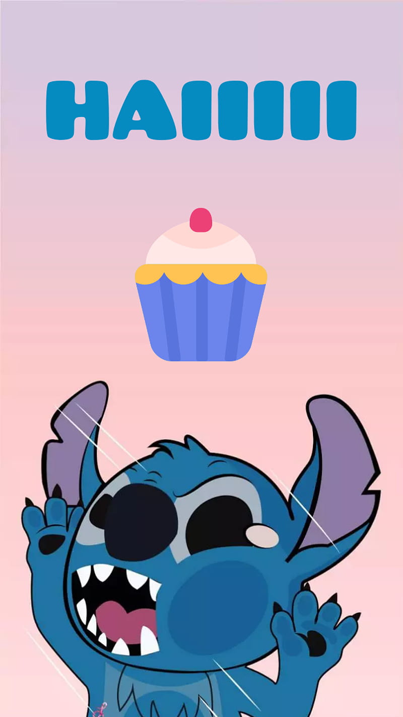 800x1422 Stitch haii, disney, lilo, sweet, HD phone wallpaper
