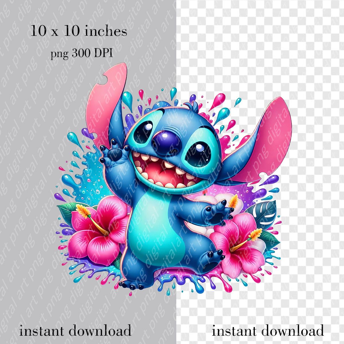 1200x1200 Stitch Birthday Tshirt Design Png Disney Girl's Stitch Birthday Mode Blouse Tee Shirt, Short Sle Bundle