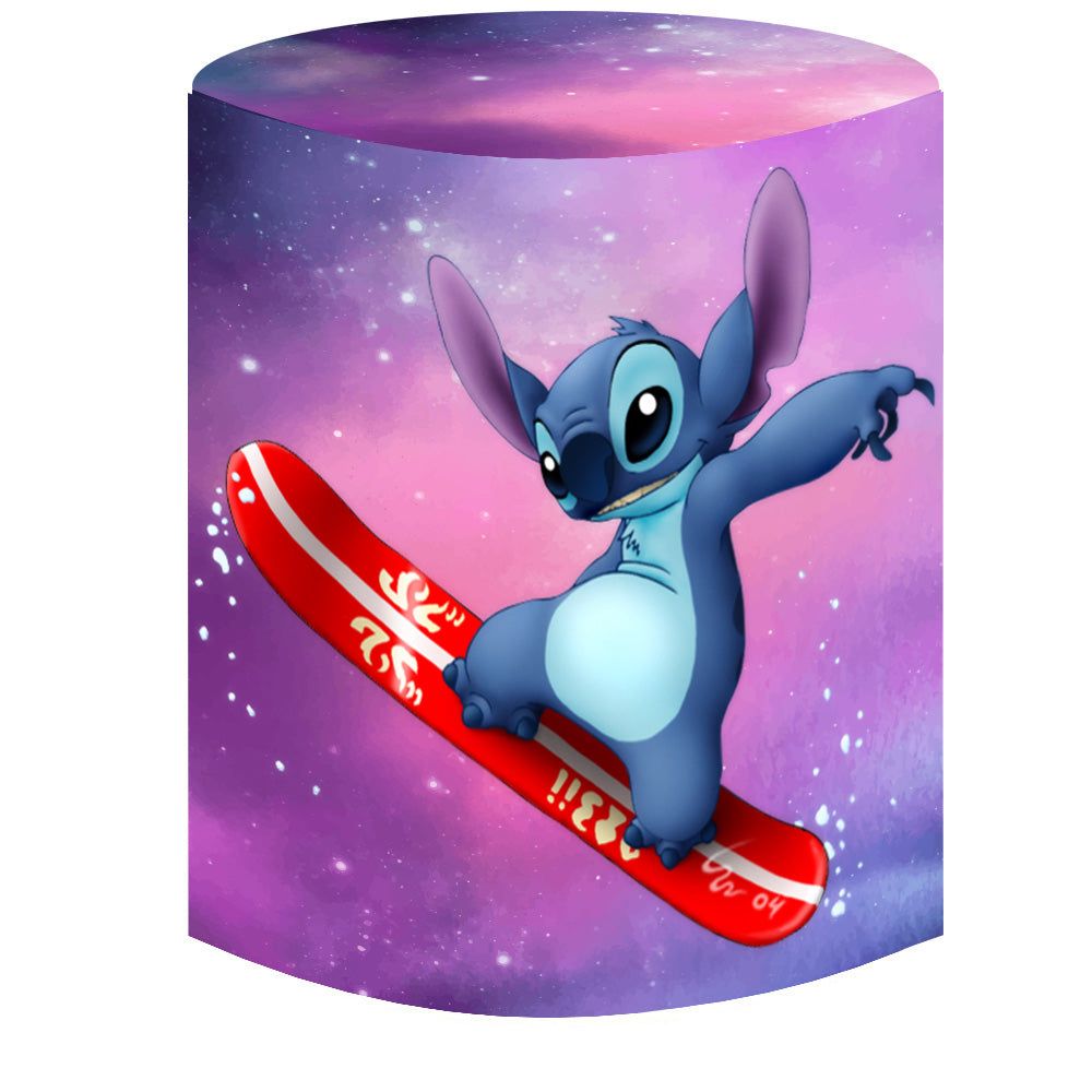 1000x1000 Custom Cartoon Round Backdrops Kids Birthday Party Circle Background B