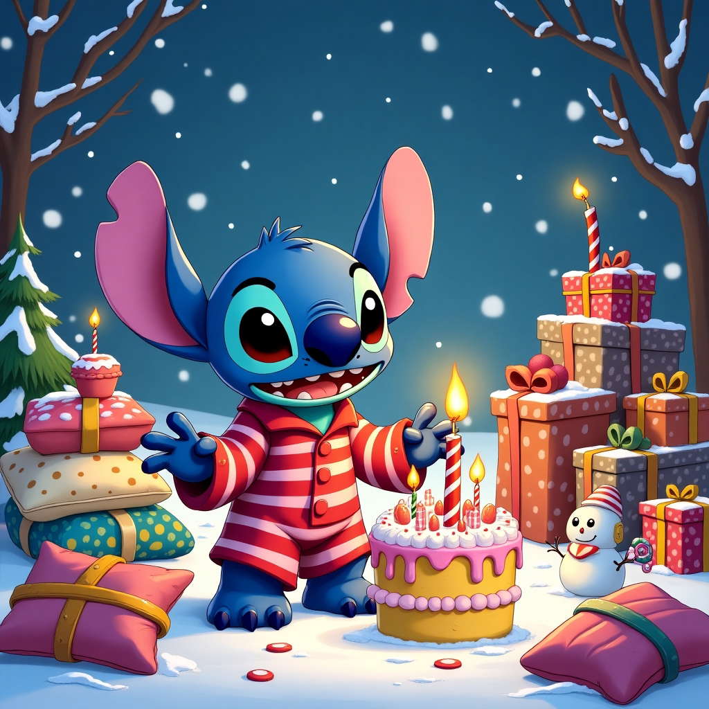 1024x1024 Birthday Card for Someone Special Pyjama Party