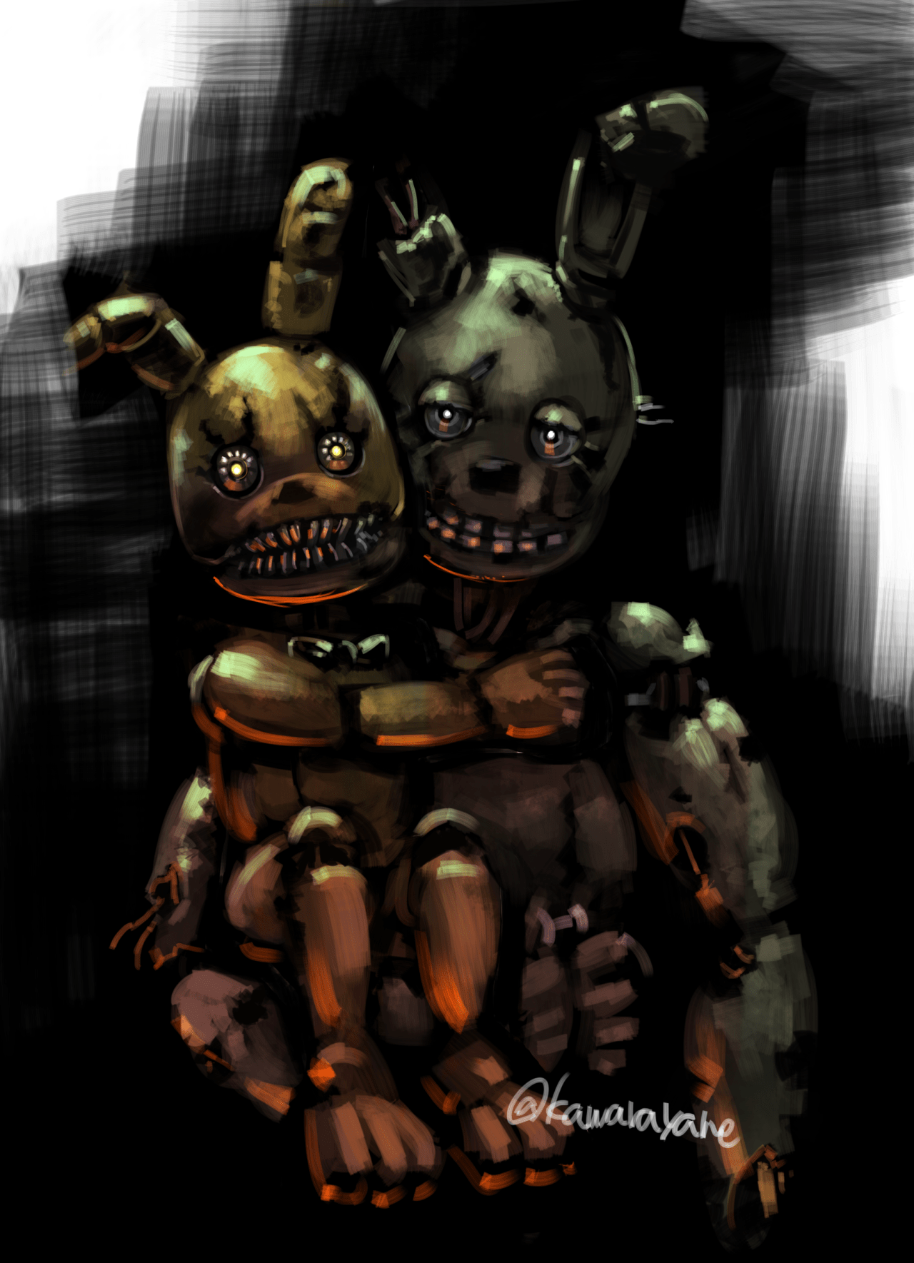 1280x1769 SPRINGTRAP and Plushtrap ideas. springtrap and plushtrap, plushtrap fnaf, plushtrap fnaf 4