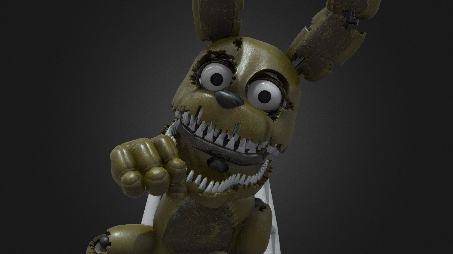 1920x1080 FNaF HW Plushtrap ReTexture & Remesh Free 3D model by Captain Allen [3ca80b2]