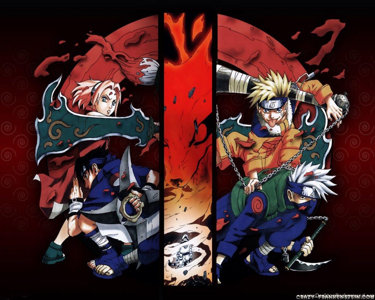 1280x1024 Naruto Cartoon Wallpaper Crazy Frankenstein Desktop Background