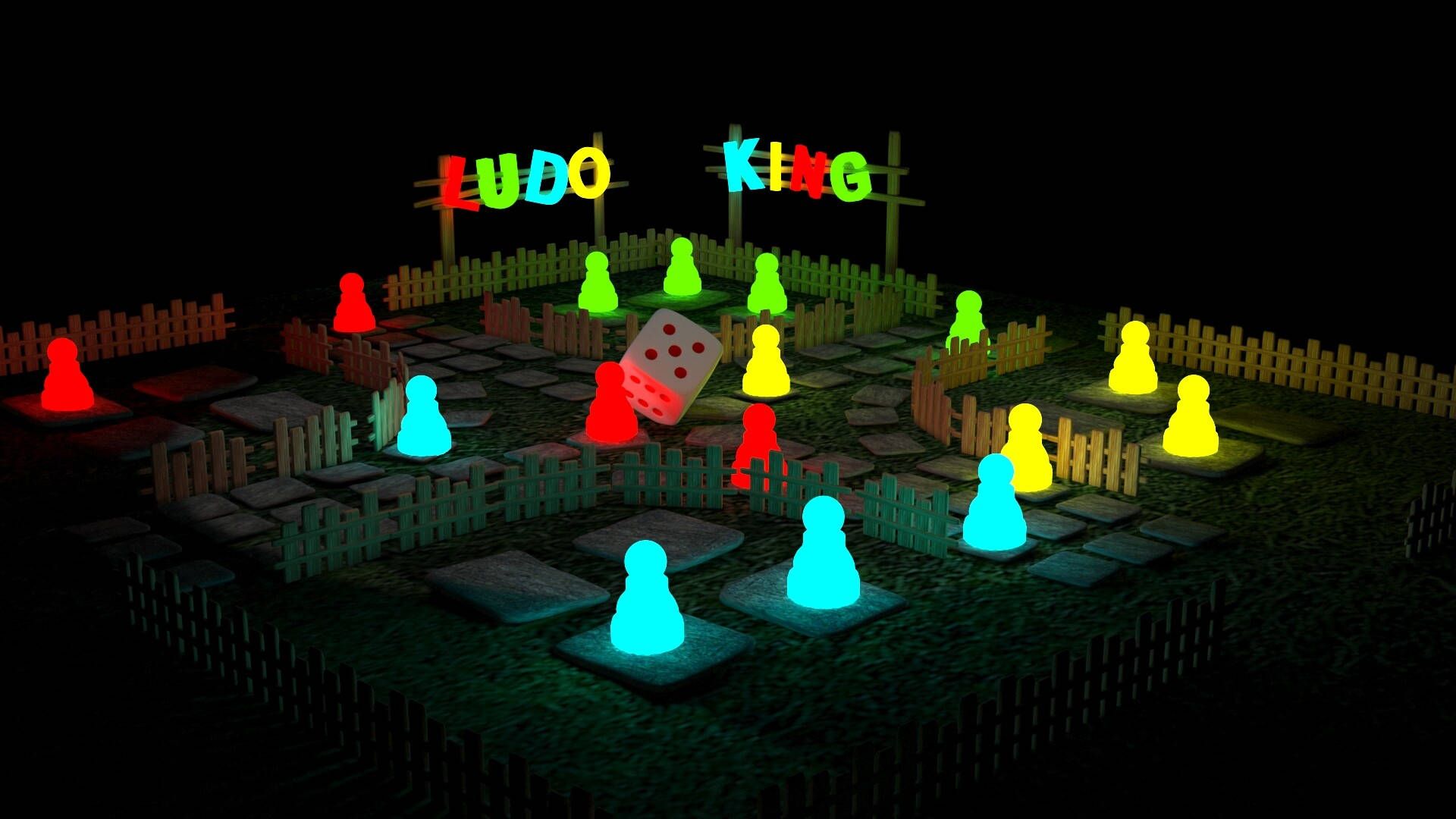 1920x1080 Download Ludo King Glowing Tokens Wallpaper