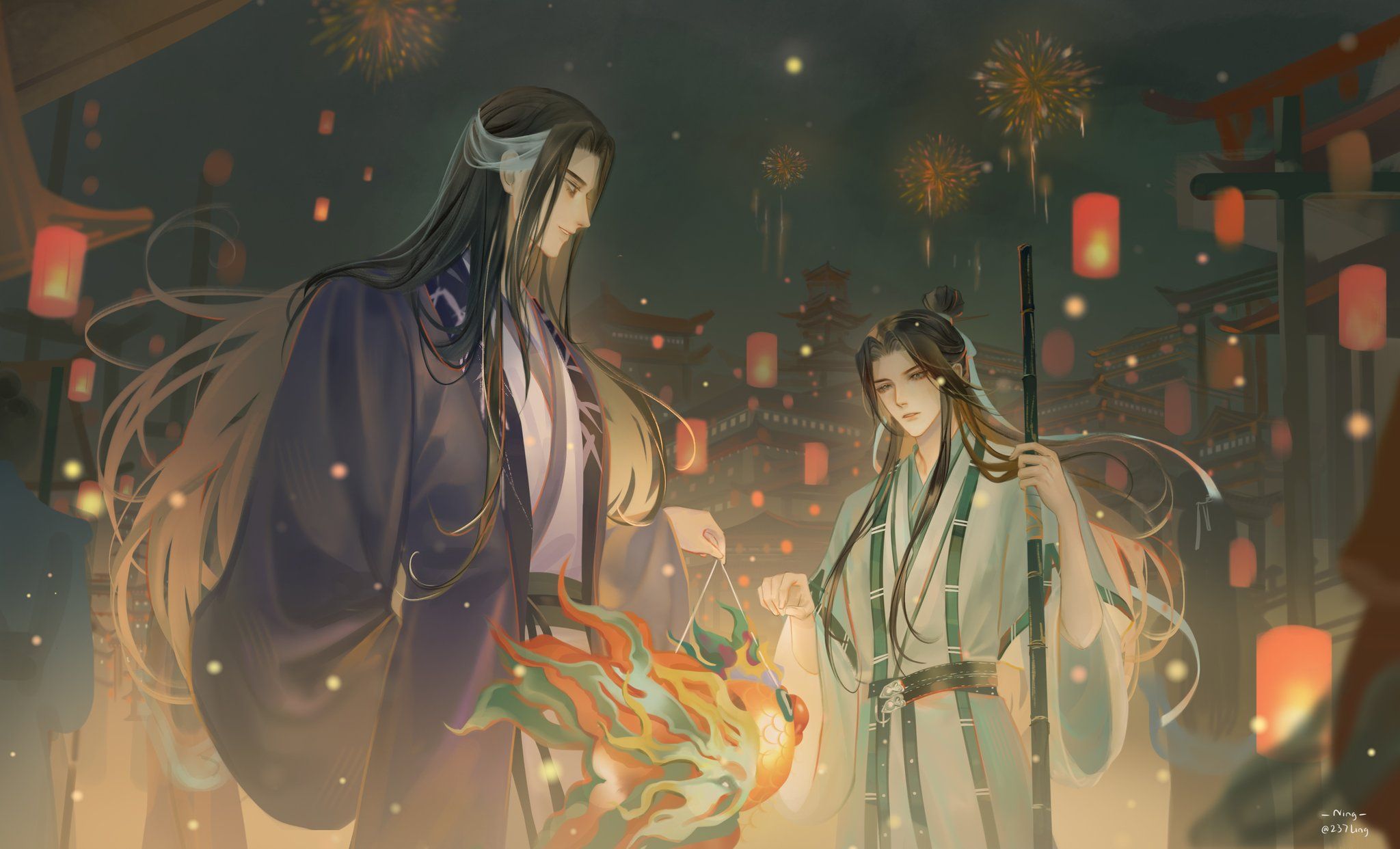 2048x1242 Qian Qiu (Thousand Autumns), Fanart. Anime Image Board