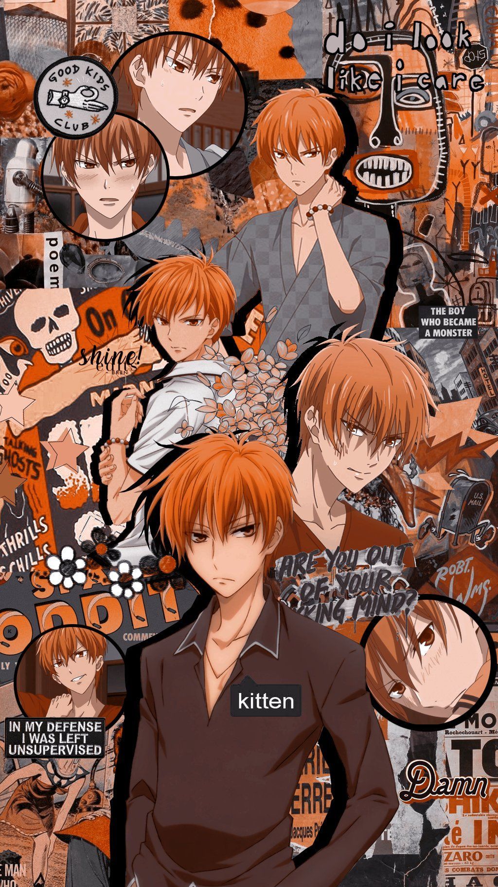 1024x1822 Kyo Sohma Anime 2021 Wallpaper