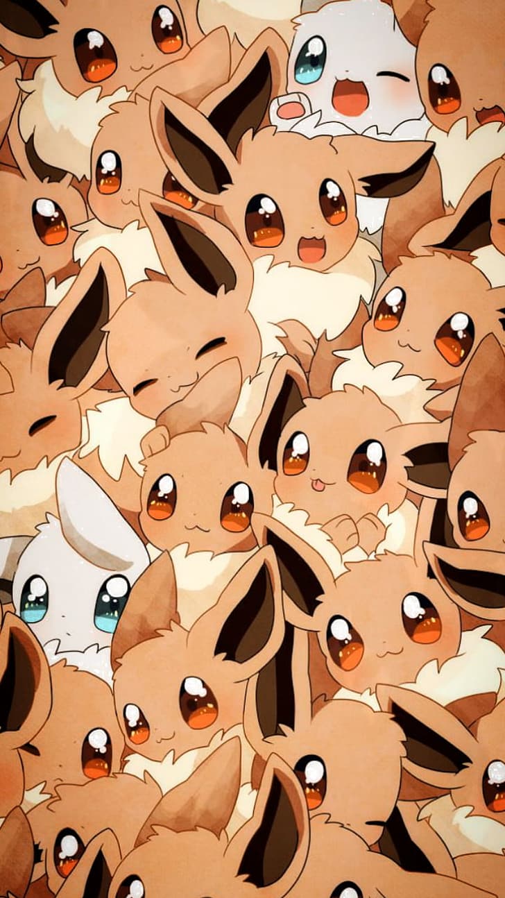 728x1294 HD wallpaper: Pokémon, Eevee