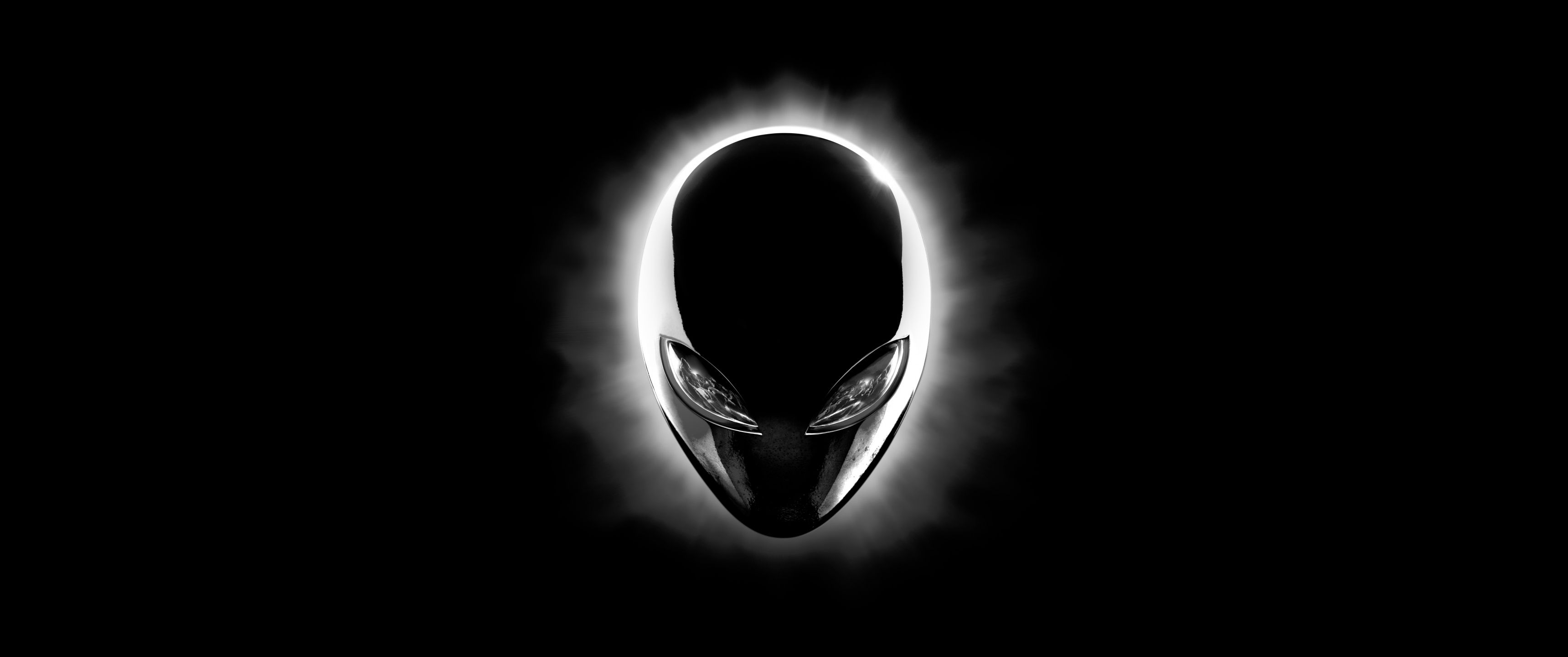 3440x1440 Alienware Wallpaper 4K, 8K, AMOLED, Black background, 5K