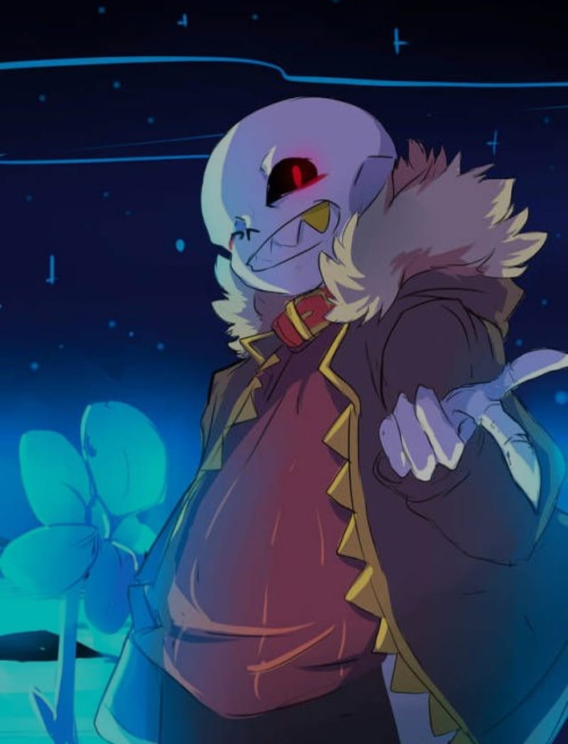 800x1047 Echo Flowers, fell, sans, underfell, HD phone wallpaper
