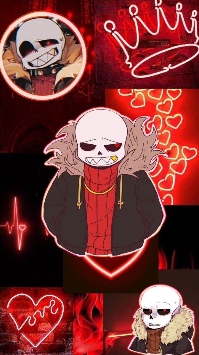 672x1200 Underfell (undertale aus)